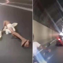 Paciente salta de ambulância em movimento durante transferência no Rio - Reprodução/Redes sociais