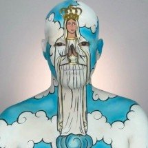 Artista cearense ‘vira’ Nossa Senhora de Fátima; trabalho levou mais de 10 horas - Reprodução/Instagram