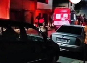 Acidente ocorreu por volta de 21h30 e comoveu moradores da Rua Maringá -  (crédito: Instagram)