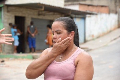 Alexandra Cristina é avó de Antony, de 6 anos, que foi atropelado e está internado em estado grave  -  (crédito: Gladistone Rodrigues/EM/D. A.Press)