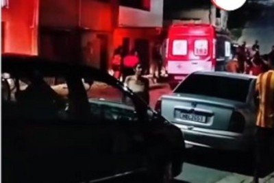 Acidente ocorreu por volta de 21h30 e comoveu moradores da Rua Maringá -  (crédito: Instagram)