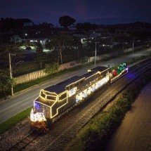 Natal: Locomotiva iluminada passa por BH nesta quarta-feira (10/12) - Flávio Charchar