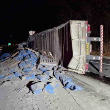 BR-251: a estrada que virou pesadelo para caminhoneiros no Norte de Minas - Corpo de Bombeiros/Divulgação