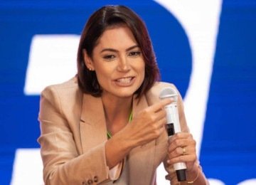 Orientação médica: Michelle se afasta do PL Mulher e adia evento no Rio -  (crédito: Platobr Politica)