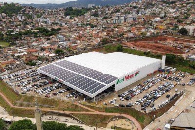 Nova loja  conta com mais de 12 mil metros quadrados de área construída e 350 vagas de estacionamento -  (crédito: Mart Minas/Divulgação)