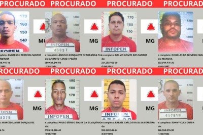 Minas Gerais elegeu oito criminosos para a lista divulgada pelo Governo Federal -  (crédito: Divulgação/Governo Federal)