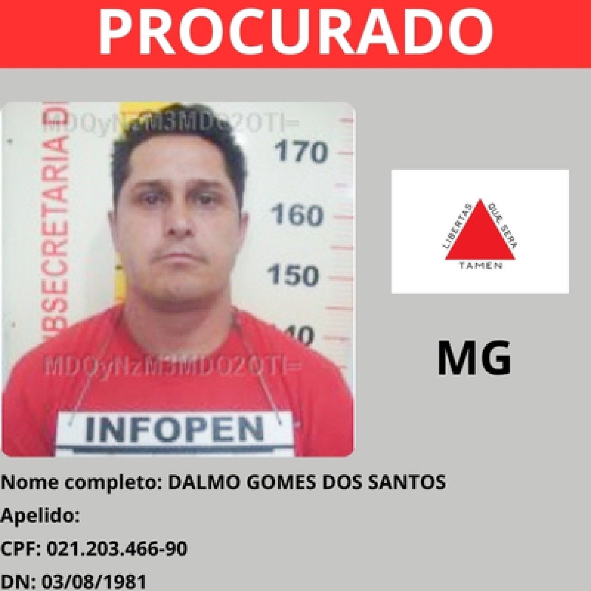 Dalmo Gomes dos Santos, Rebelde do PCC