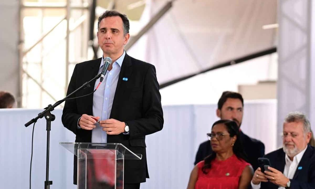 Candidato preferido do presidente em Minas, Rodrigo Pacheco foi convidado para os eventos de hoje, mas recusou -  (crédito: Leandro Couri/EM/DA.Press – 29/8/25)