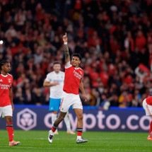 Richard Ríos passou por Flamengo e Guarani antes de se destacar no Palmeiras, que o vendeu ao Benfica por 27 milhões de euros (R$ 176 milhões) -  (crédito: FILIPE AMORIM / AFP)