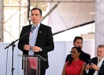 Candidato preferido do presidente em Minas, Rodrigo Pacheco foi convidado para os eventos de hoje, mas recusou -  (crédito: Leandro Couri/EM/DA.Press – 29/8/25)