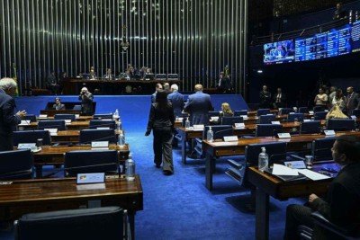 Tributação de bets, fintechs e bancos terá que passar pelo plenário do Senado -  (crédito: Platobr Politica)