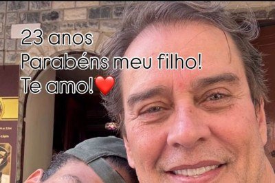 Marcello Antony publicou uma foto rara com o filho Francisco para celebrar o aniversário de 23 anos do jovem e escreveu uma mensagem de carinho para ele nas redes sociais.
 -  (crédito: Reprodução Instagram /@marcelloantony_oficial
)