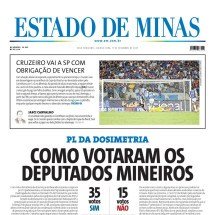 Capa do dia - (crédito: jwilsoncarvalho.mg)