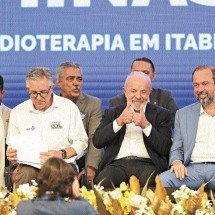 Lula esteve em BH ontem com ministros, entre eles Alexandre Silveira, de Minas e Energia

 -  (crédito: Leandro Couri/EM/D.A.Press)