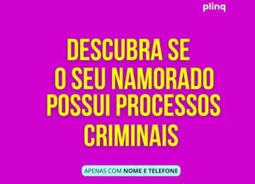Aplicativo permite que mulheres consultem o histórico criminal de homens -  (crédito: Reprodução / Plin / Instagram)