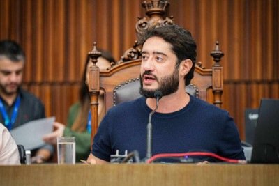 Gabriel Azevedo (MDB) -  (crédito: CAMARA MUNICIPAL/REPRODUÇÃO)