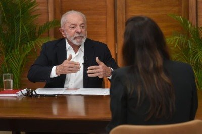 Presidente Lula concede entrevista exclusiva ao jornal Estado de Minas, à TV Alterosa e ao Portal Uai, veículos do Diários Associados Minas -  (crédito: Gladyston Rodrigues/EM/DA Press)