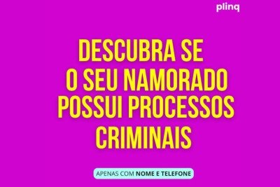Aplicativo permite que mulheres consultem o histórico criminal de homens -  (crédito: Reprodução / Plin / Instagram)