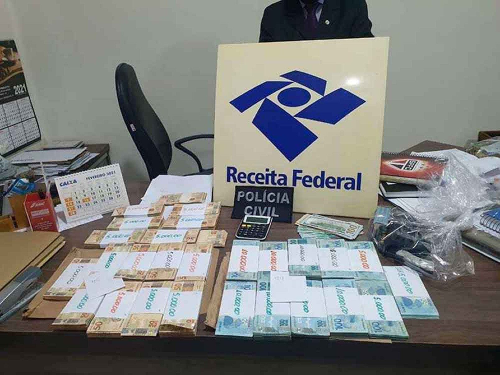 Combate à sonegação desvencilha grandes esquemas de crime contra o sistema tributário -  (crédito: PCPR/Divulgação – 16/3/21)