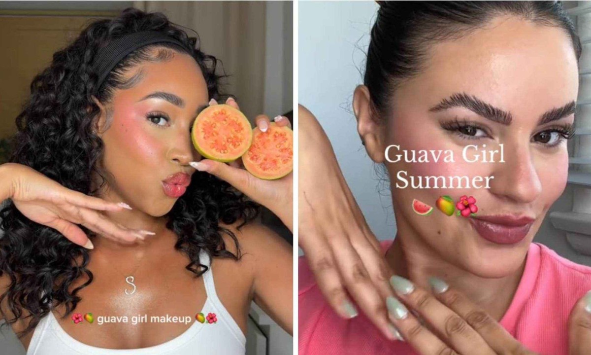 Make guava girl foca em uma aparência leve e saudável - (crédito: Reprodução / TikTok)