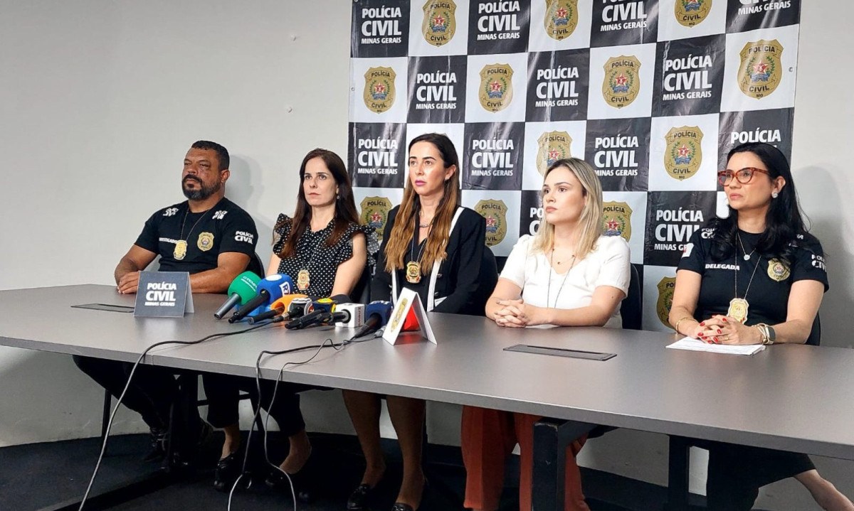 O ataque foi registrado por câmeras de segurança da padaria, que flagraram o momento em que o suspeito golpeia a vítima - (crédito: Ana Luiza Soares/EM/D.A Press)