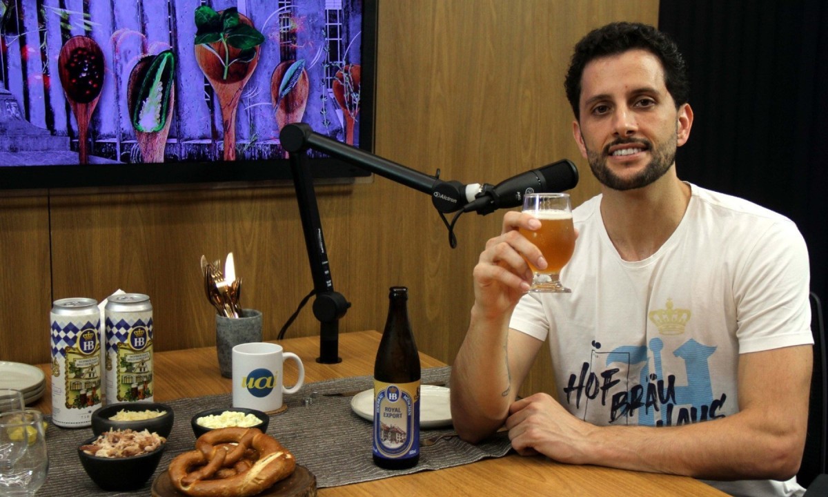 'Acho que poucas pessoas têm noção do quão grande é a gente ter uma Hofbräuhaus dentro de Belo Horizonte' - Bruno Vinhas, sócio da Hofbräuhaus em BH - (crédito: Jair Amaral/EM/D.A Press)