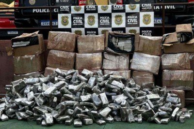 A apreensão faz parte da segunda fase de uma investigação voltada ao desmantelamento de facções interestaduais conduzida pela 1ª Delegacia de Repressão às Ações Criminosas Organizadas (Draco) -  (crédito: PCMG/ Divulgação)