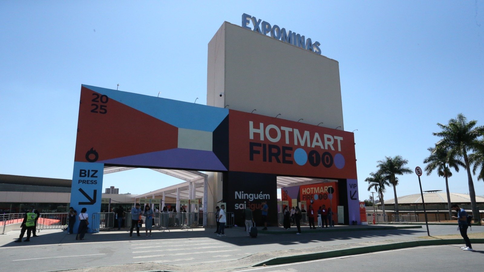Hotmart FIRE, um dos maiores eventos de marketing digital, empreendedorismo e inovação da América Latina, organizado pela Hotmart. - (crédito: Edesio Ferreira/EM/DA Press)