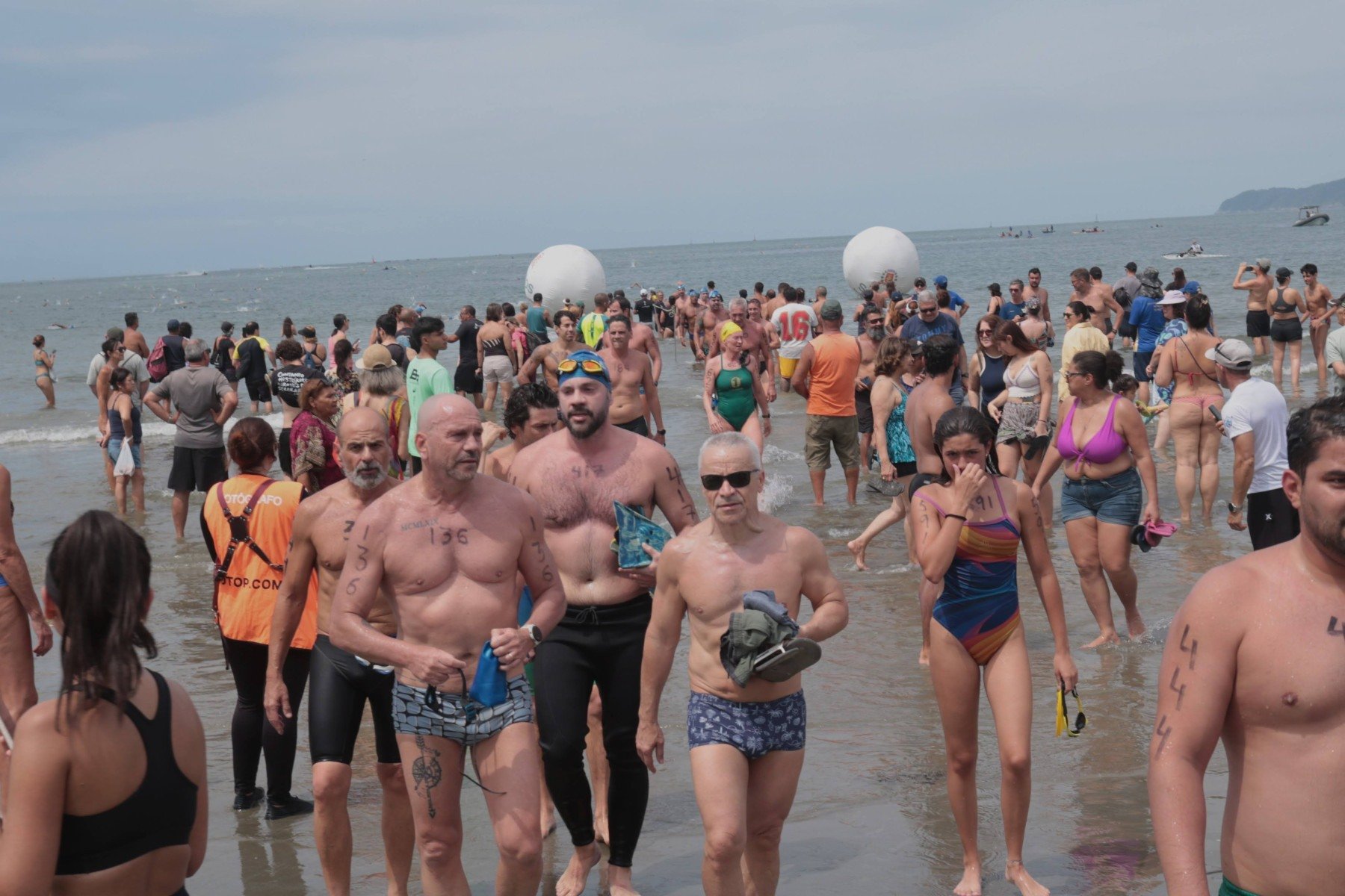 Quase 500 atletas participam da Travessia do Canal SOAMAR em edição histórica - DINO