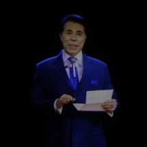 Silvio Santos discursa no lançamento do SBT News, com ajuda da IA - Rogério Pallatta/SBT