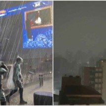 Temporal interrompe festa de 128 anos de BH e provoca estragos pela cidade - Redes Sociais / Reprodução - Benny Cohen / EM / D.A Press