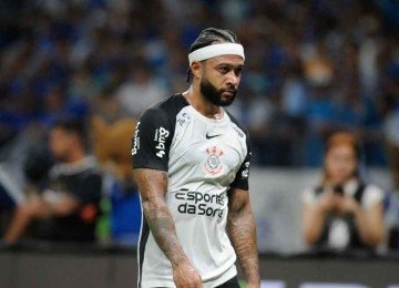 Holandês Memphis Depay é o principal jogador do time do Corinthians -  (crédito: Alexandre Guzanhe/EM/D.A. Press)