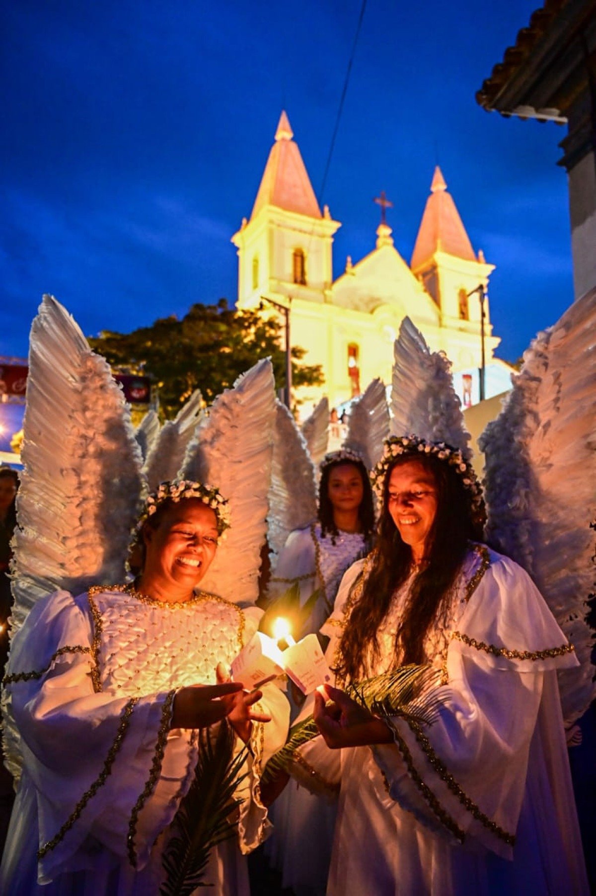 Celebração levou milhares de fiéis às ruas da cidade histórica-Leandro Couri/EM/D.A Press