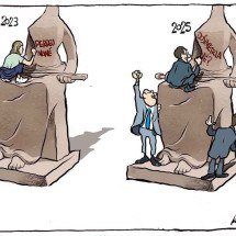 Charge do Estado de Minas