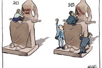 Charge do Estado de Minas