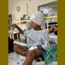 Criança sobrevivente de atropelamento recebe alta - Imagem cedia ao Estado de Minas pela família de Antony