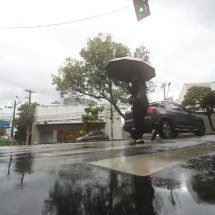 Chuva em BH -  (crédito: Leandro Couri/EM/D.A.Press)
