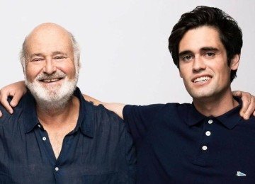 O cineasta Rob Reiner, morto em dezembro de 2025, e seu filho Nick Reiner  -  (crédito: Reprodução/X)