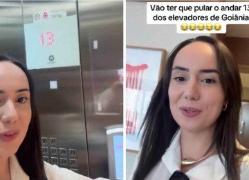 Corretora revela que sempre escuta comentários negativos sobre imóveis no 13º andar -  (crédito: TikTok / reprodução)