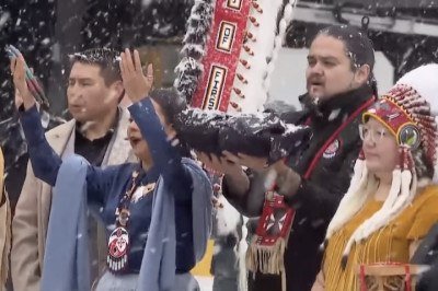 Mais de 60 artefatos culturais canadenses foram repatriados do Vaticano após uma campanha de três anos liderada por representantes indígenas. -  (crédito: Reproduc?a?o/CTV News)