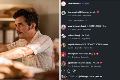 Brasileiros comemoram pré-indicações de brasileiros ao Oscar 2026 nas redes sociais -  (crédito: Divulgação / reprodução / redes sociais)
