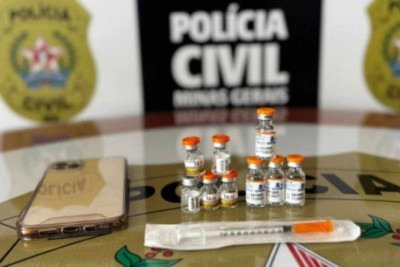 Opera&ccedil;&atilde;o da Pol&iacute;cia Civil de Minas Gerais foi realizada em Montes Claros, no Norte do estado 
 -  (crédito: Divulga&ccedil;&atilde;o PCMG)