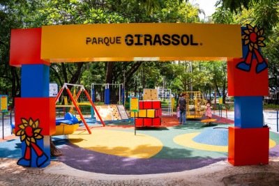 A Praça Girassol será inaugurada nesta quinta-feira (18/12)  -  (crédito: Ativa Inclusão / Divulgação)