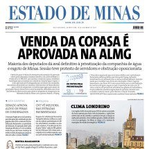 CONFIRA A CAPA DO ESTADO DE MINAS DO DIA 18/12/2025 - Capa do Estado de Minas