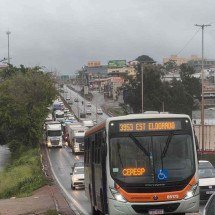 Grande BH: manifestação causa lentidão na Fernão Dias - Edésio Ferreira/EM/D.A.Press