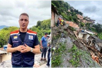 Prefeito anuncia R$ 10 milhões em obras em rua onde ocorreu deslizamento