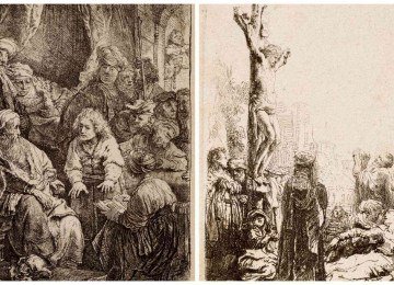 Gravuras de Rembrandt em exposição na Casa Fiat: 'Vê-las, de muitas maneiras, como entrar diretamente no ateliê do artista', afirma o curador Luca Baroni -  (crédito: Reprodução)