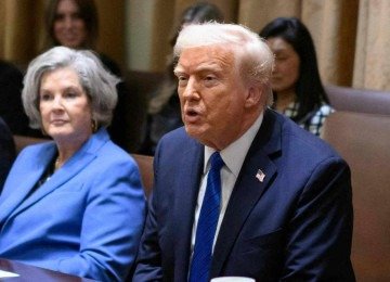 Susie Wiles é a chefe de Gabinete de Trump e considerada a mulher mais poderosa do mundo -  (crédito: Mandel NGAN / AFP)