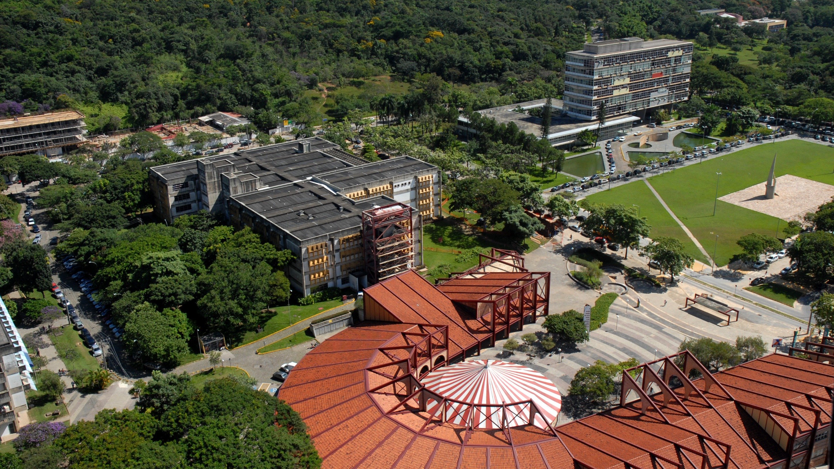 O campus da UFMG, um dos destinos mais cobi&ccedil;ados pelos estudantes do Sisu e suas disputadas gradua&ccedil;&otilde;es. -  (crédito: Divulga&ccedil;&atilde;o/ UFMG )