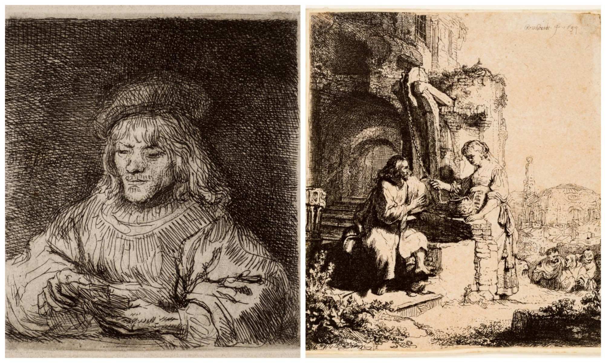 Gravuras de Rembrandt em exposi&ccedil;&atilde;o na Casa Fiat